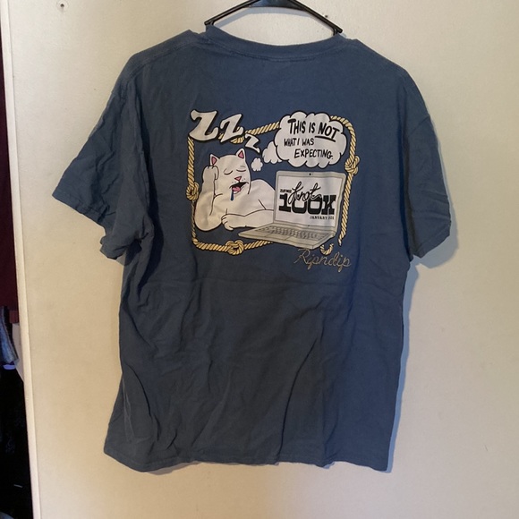 Ripndip Zumiez 100k limited edition. Washed and worn. Small stain - Picture 5 of 6